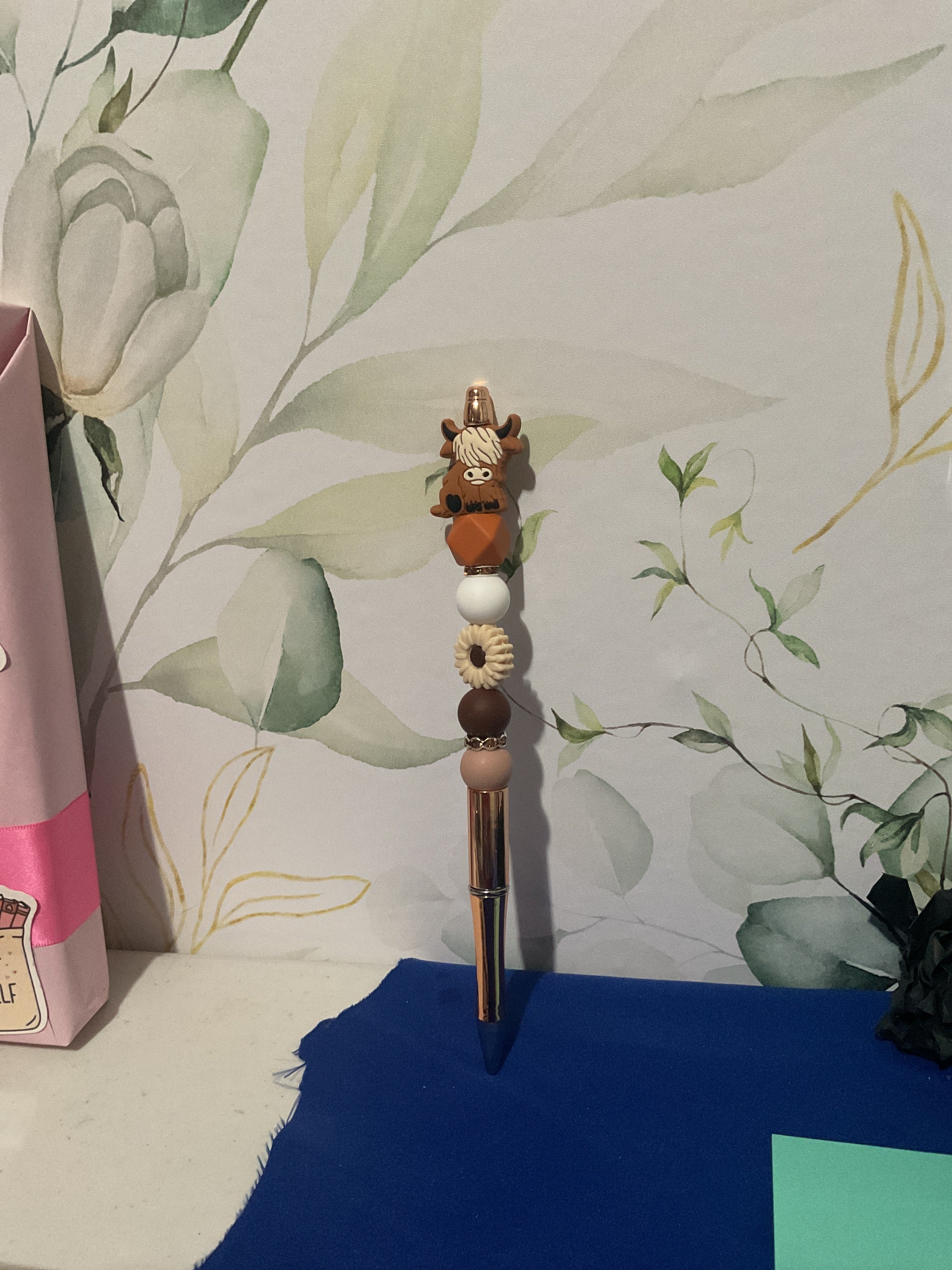 Highland cow beadable one