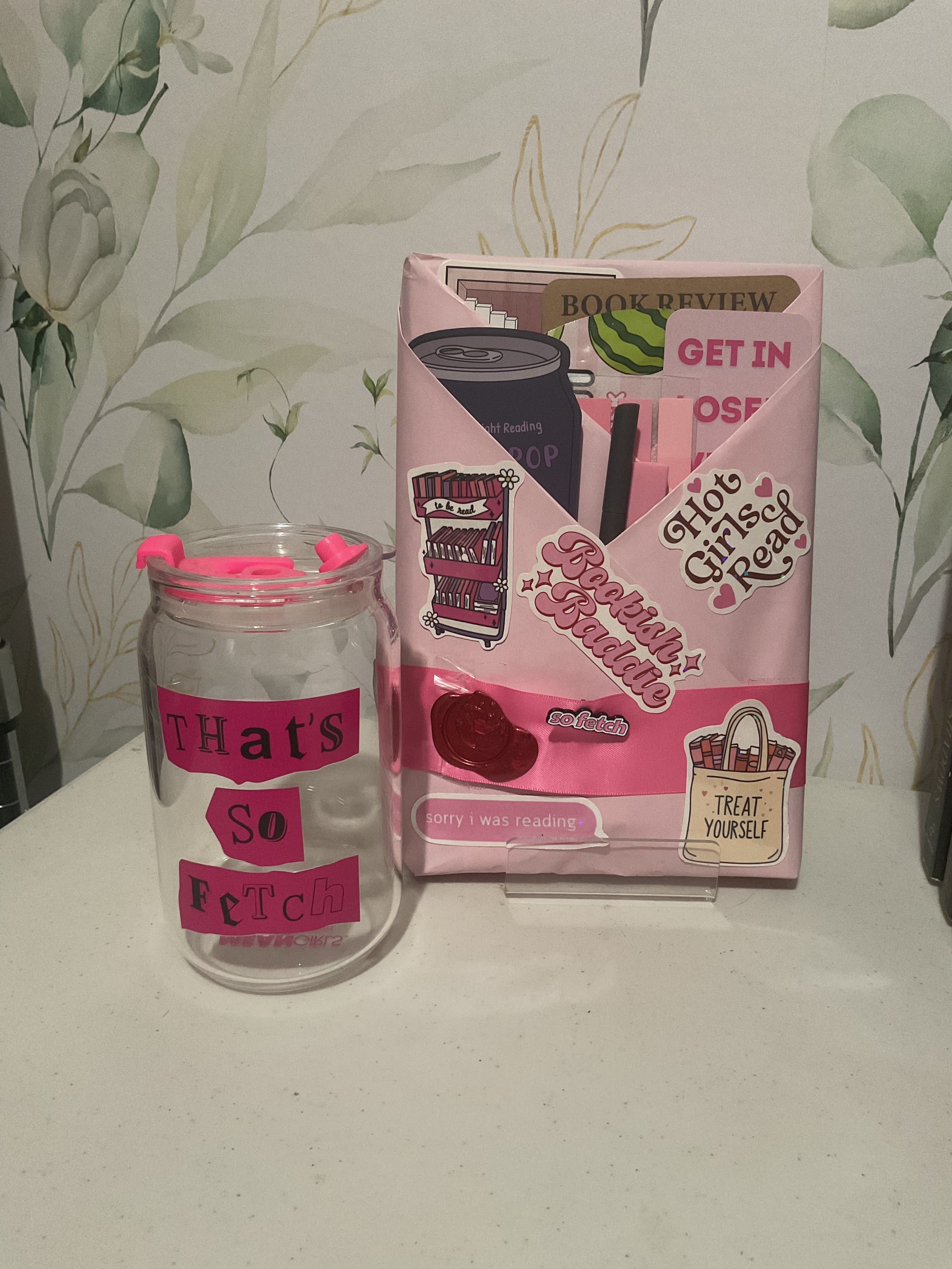 Mean girls inspired book & tumbler bundle