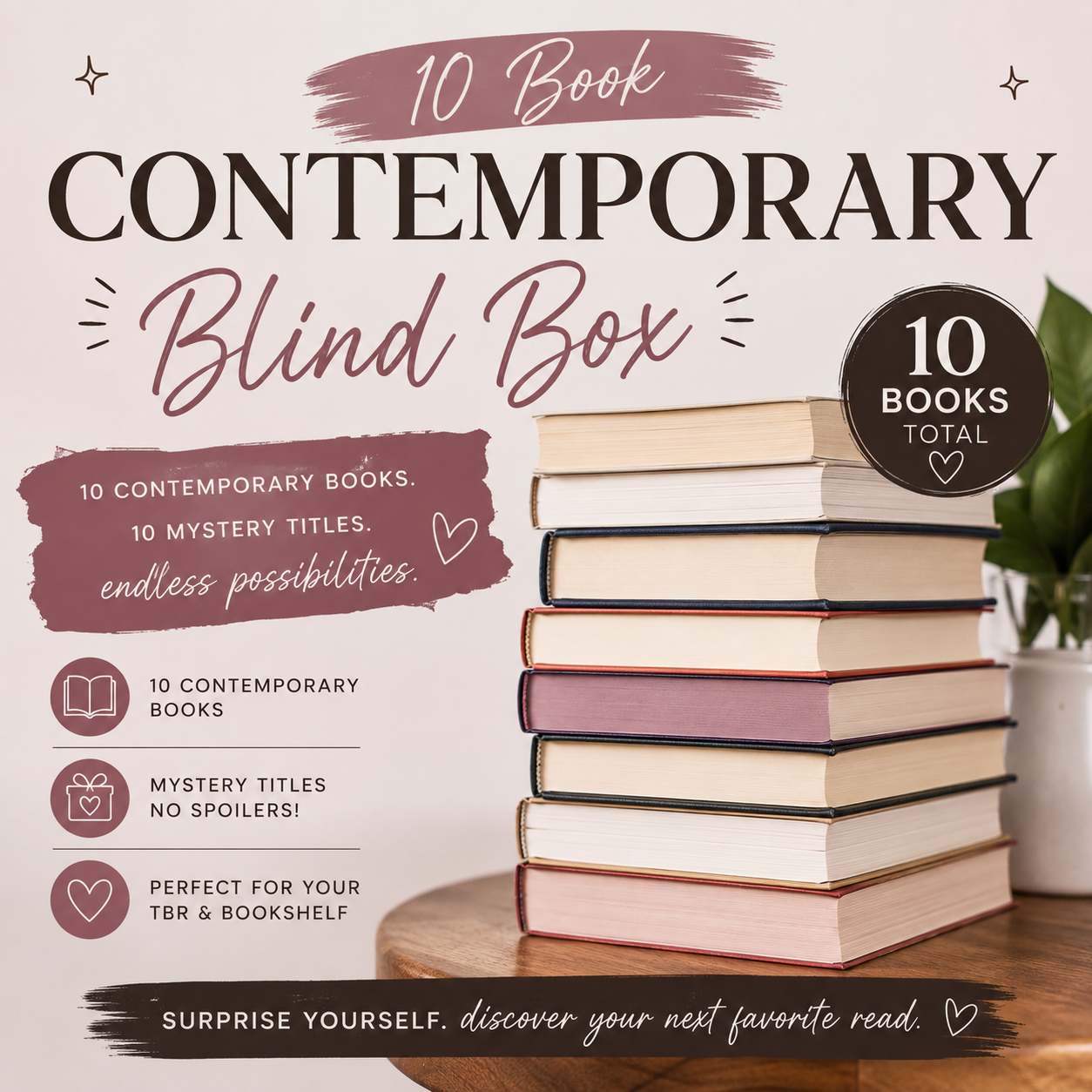 Bulk Contemporary Book Box
